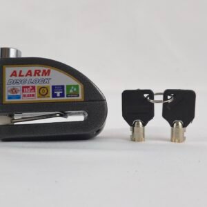 candado negro alarma